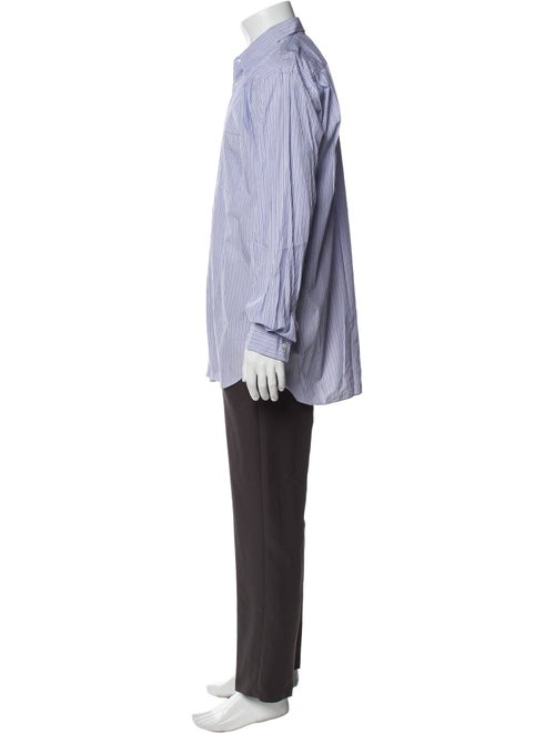 Comme des Garçons SHIRT Striped Long Sleeve Dress Shirt