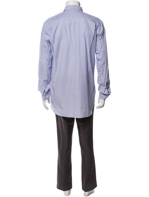 Comme des Garçons SHIRT Striped Long Sleeve Dress Shirt