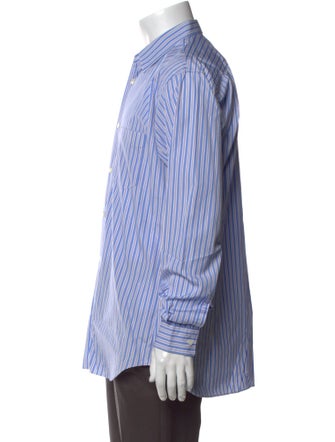Comme des Garçons SHIRT Striped Long Sleeve Dress Shirt