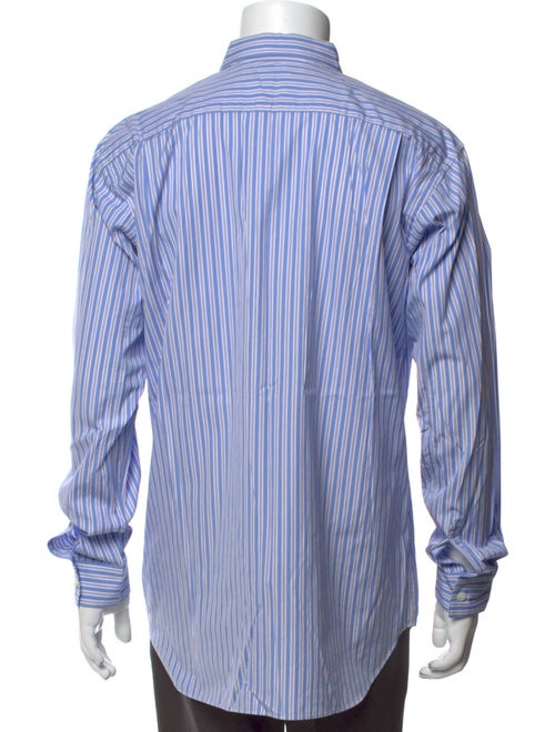 Comme des Garçons SHIRT Striped Long Sleeve Dress Shirt