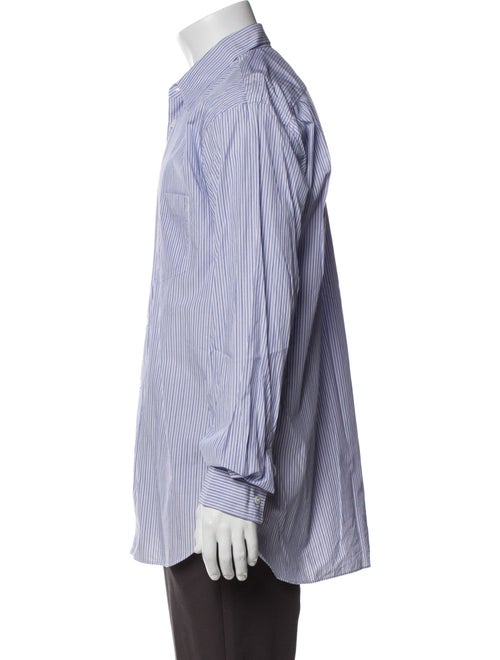 Comme des Garçons SHIRT Striped Long Sleeve Dress Shirt
