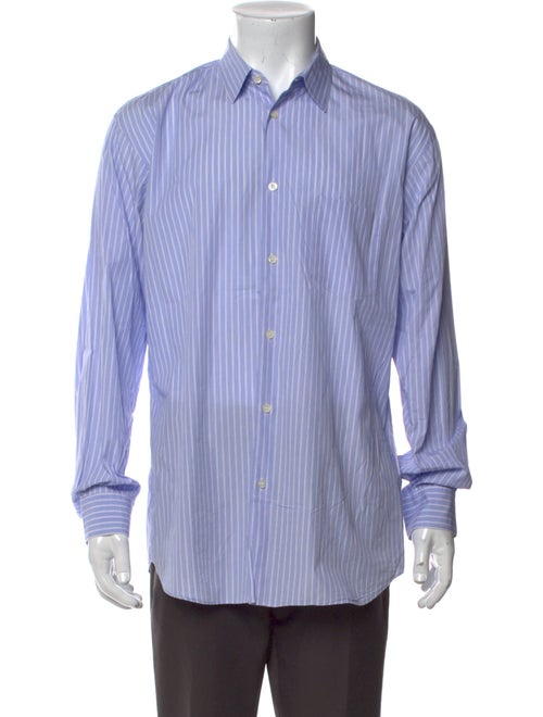 Comme des Garçons SHIRT Striped Long Sleeve Dress Shirt