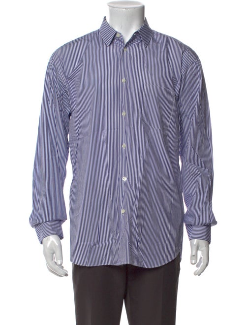 Comme des Garçons SHIRT Striped Long Sleeve Dress Shirt