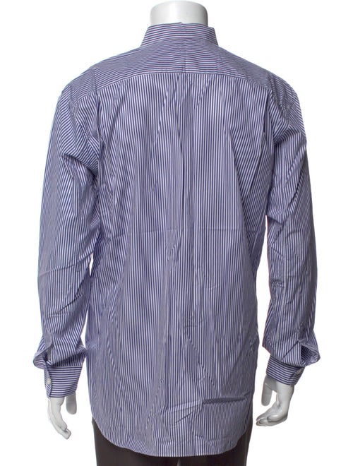 Comme des Garçons SHIRT Striped Long Sleeve Dress Shirt