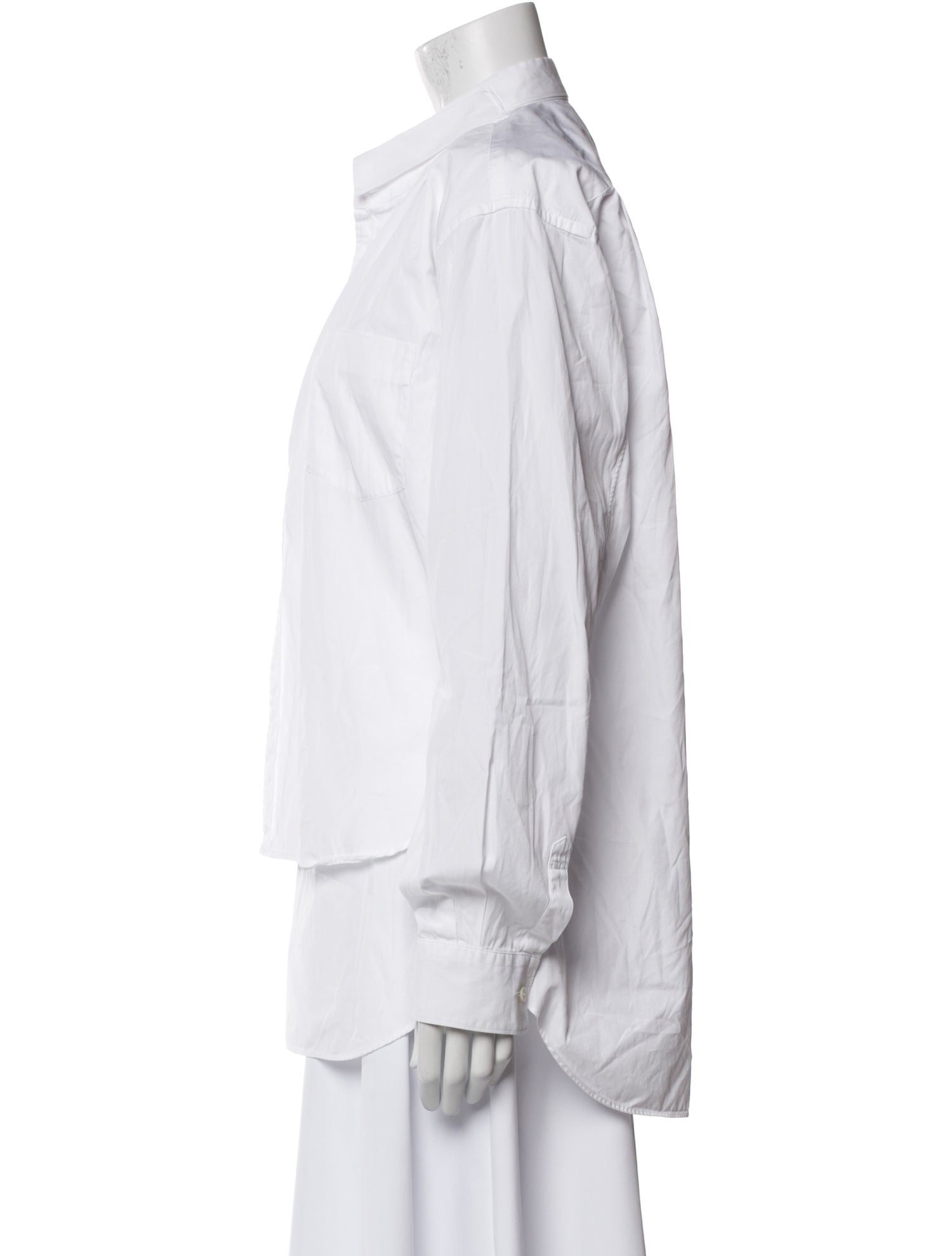 Comme des Garçons SHIRT Long Sleeve Button-Up Top