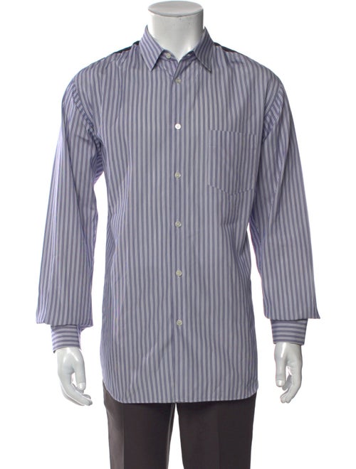 Comme des Garçons SHIRT Striped Long Sleeve Dress Shirt