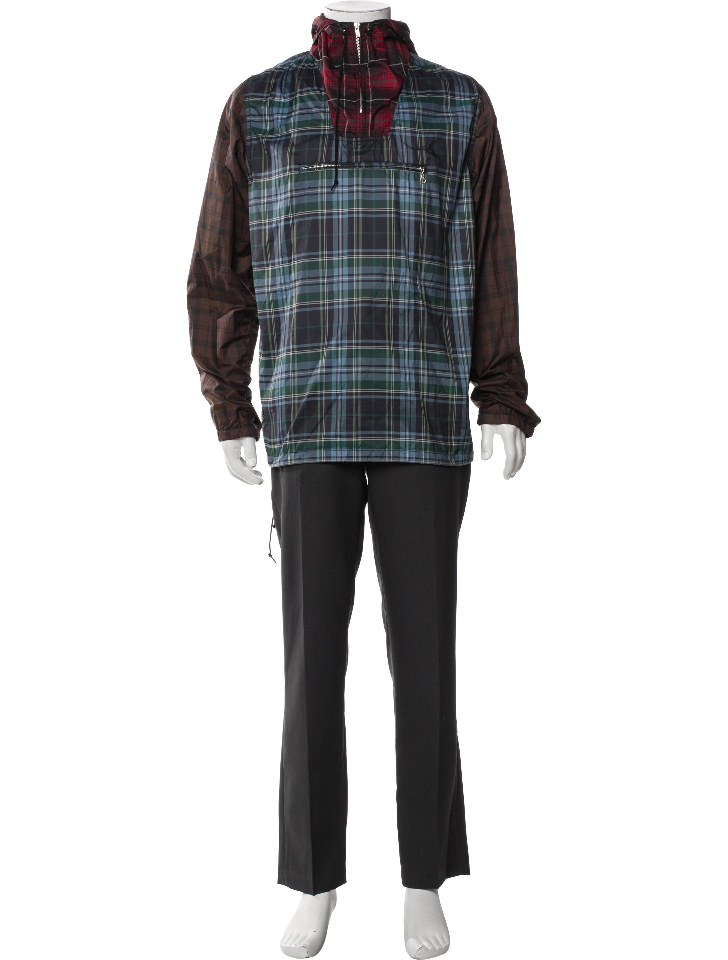 Comme des Garçons SHIRT Plaid Print Parka