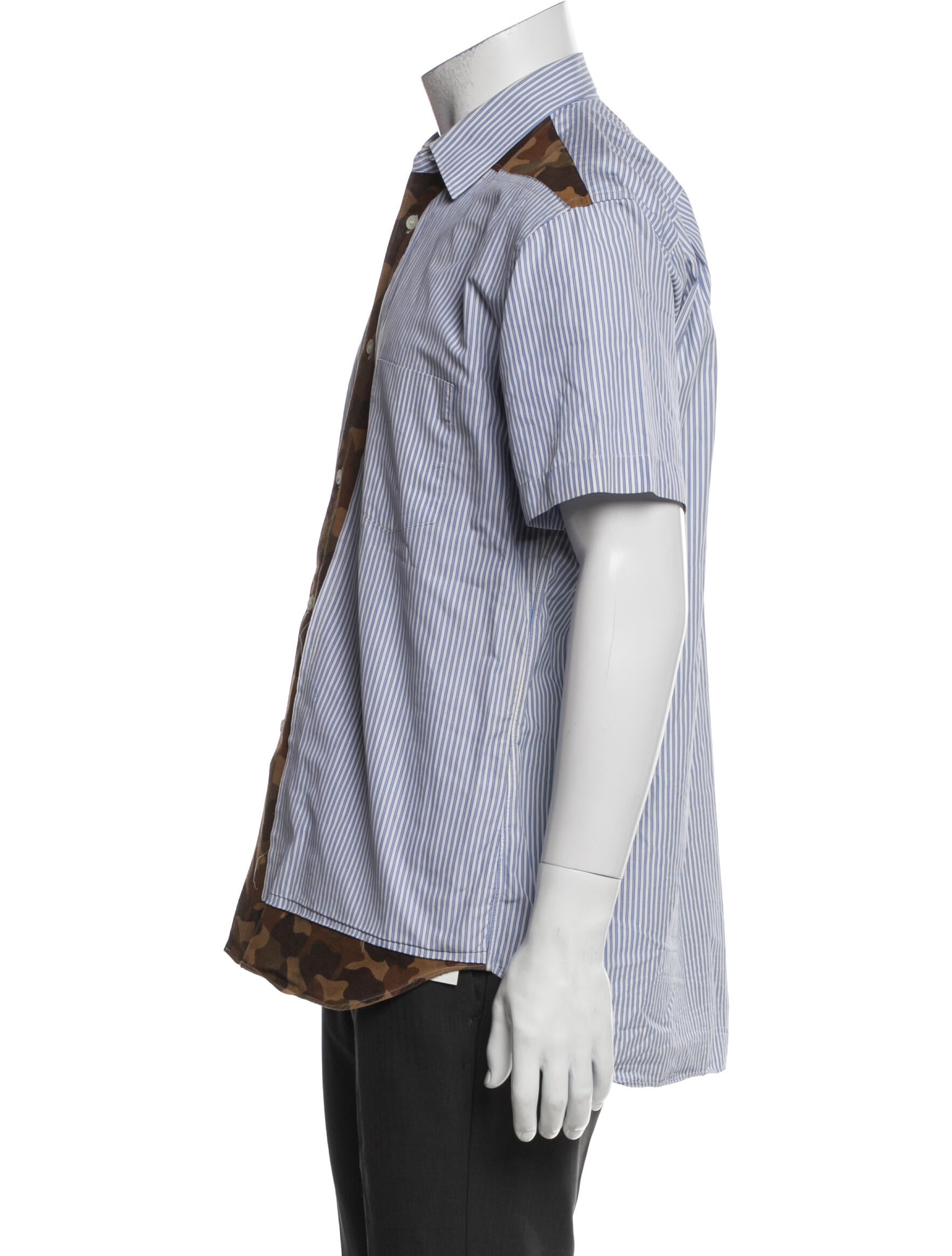 Comme des Garçons SHIRT Striped Short Sleeve Shirt