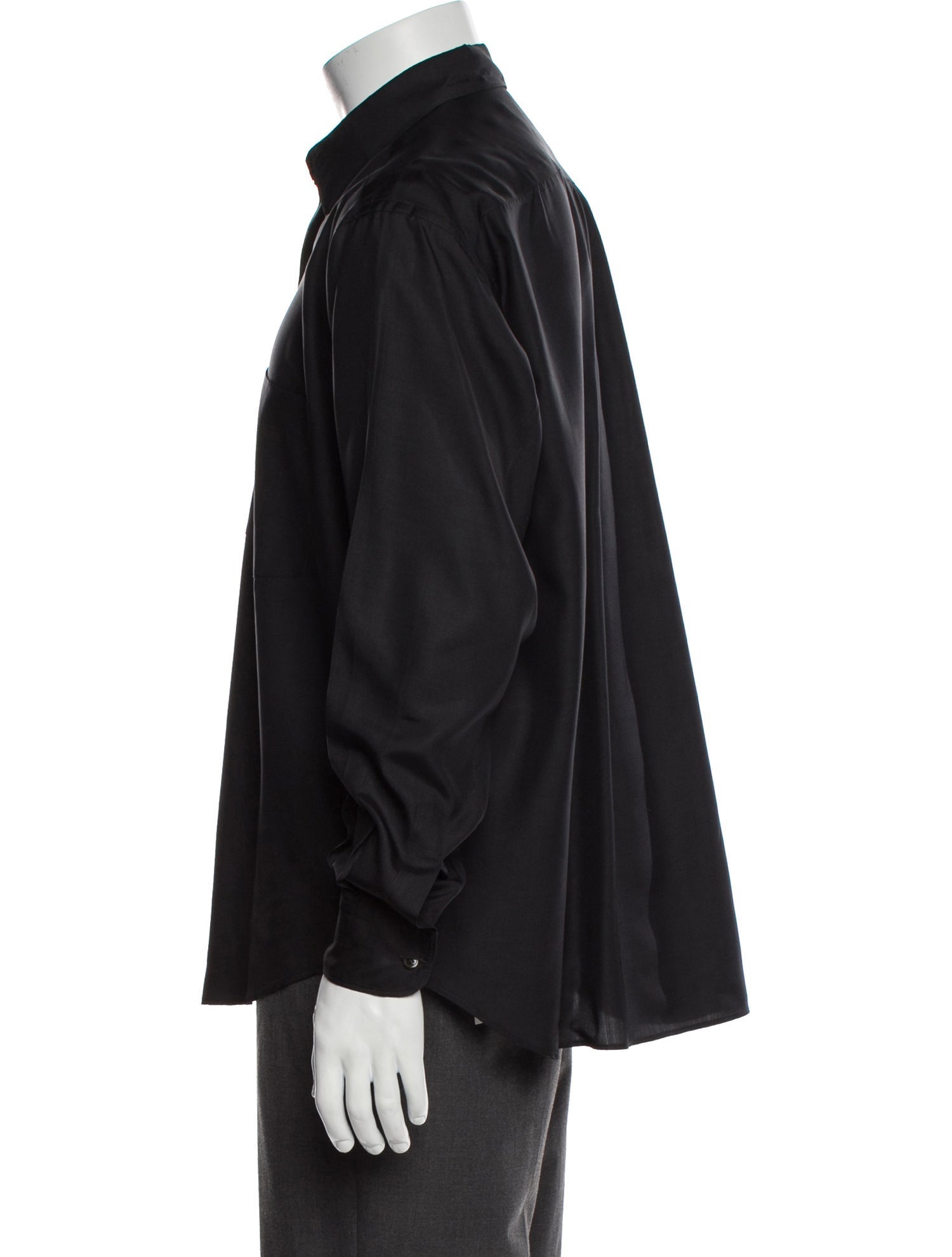 Comme des Garçons SHIRT Silk Long Sleeve Shirt