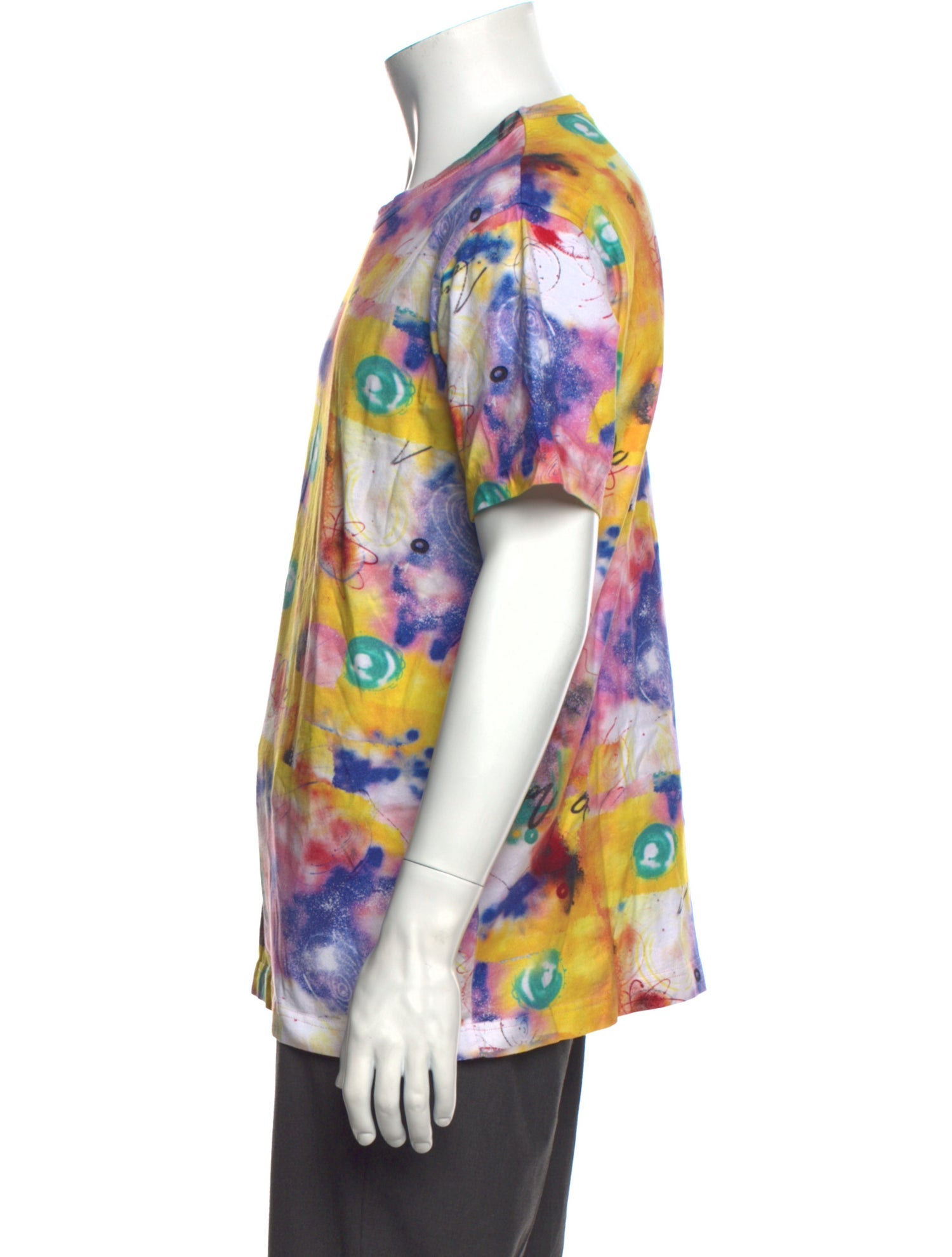 Comme des Garçons SHIRT Tie-Dye Print Crew Neck T-Shirt