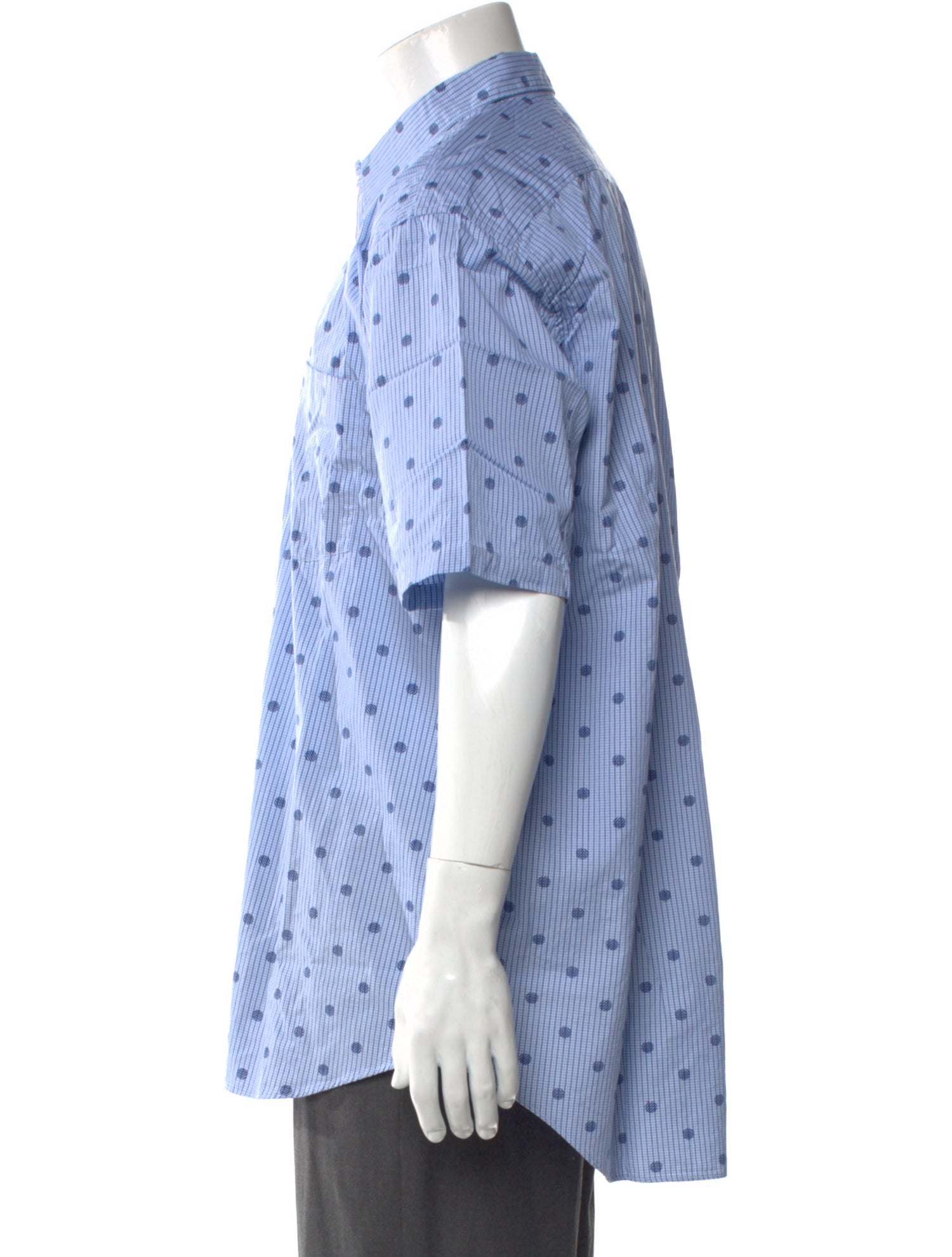 Comme des Garçons SHIRT Polka Dot Print Short Sleeve Shirt