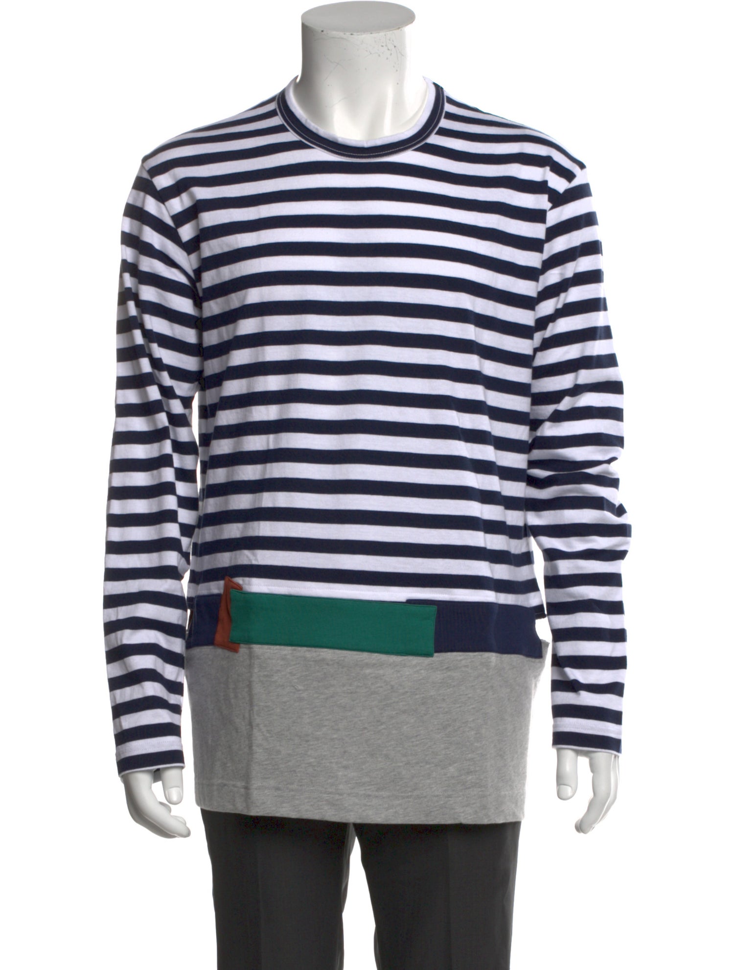 Comme des Garçons SHIRT Striped Crew Neck T-Shirt w/ Tags