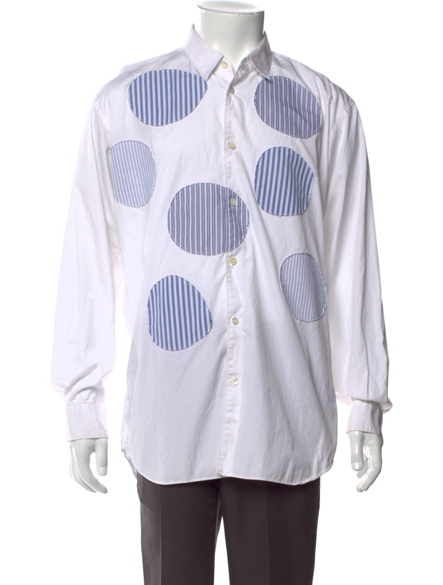Comme des Garçons SHIRT Patterned Long Sleeve Shirt
