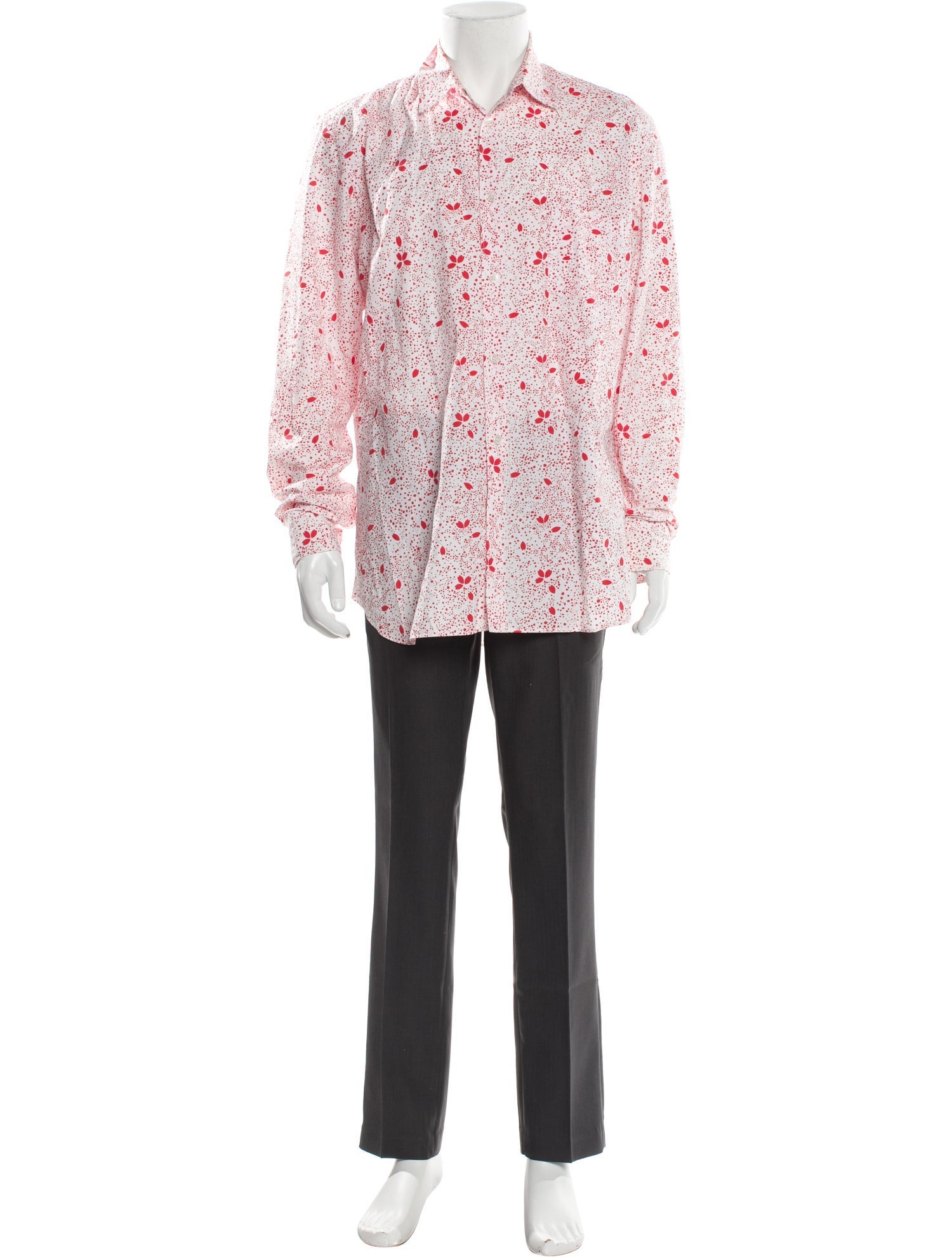 Comme des Garçons SHIRT Printed Long Sleeve Shirt
