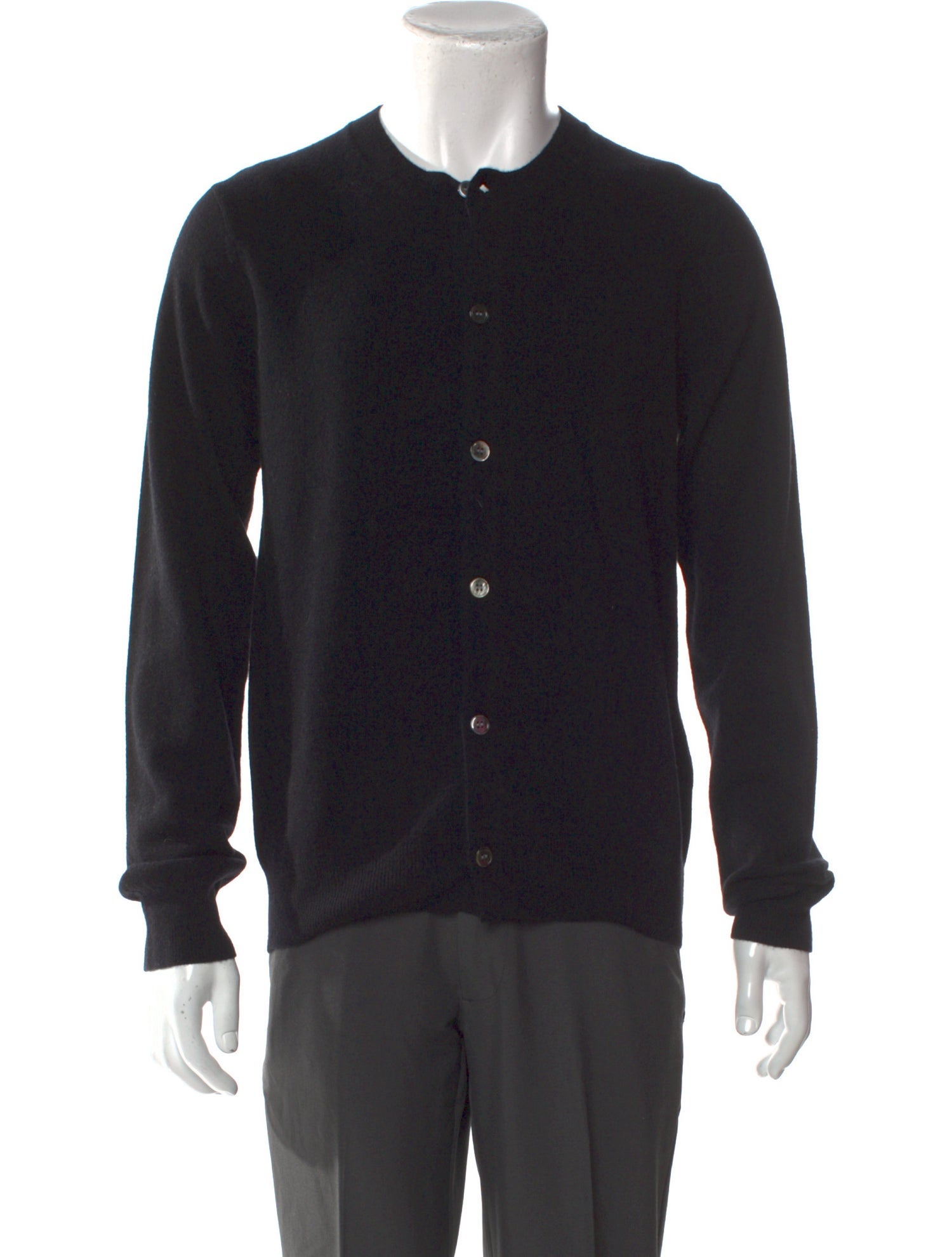 Comme des Garçons SHIRT Wool Crew Neck Cardigan