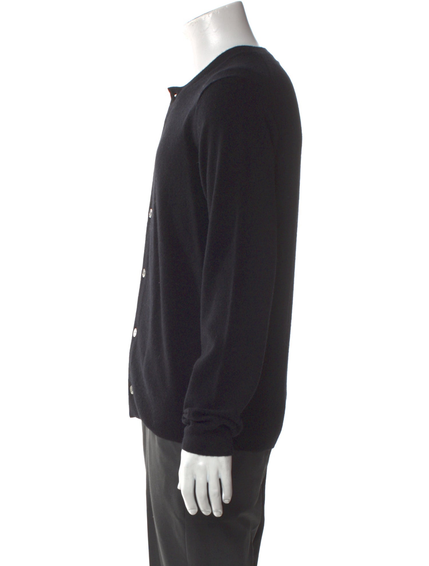Comme des Garçons SHIRT Wool Crew Neck Cardigan