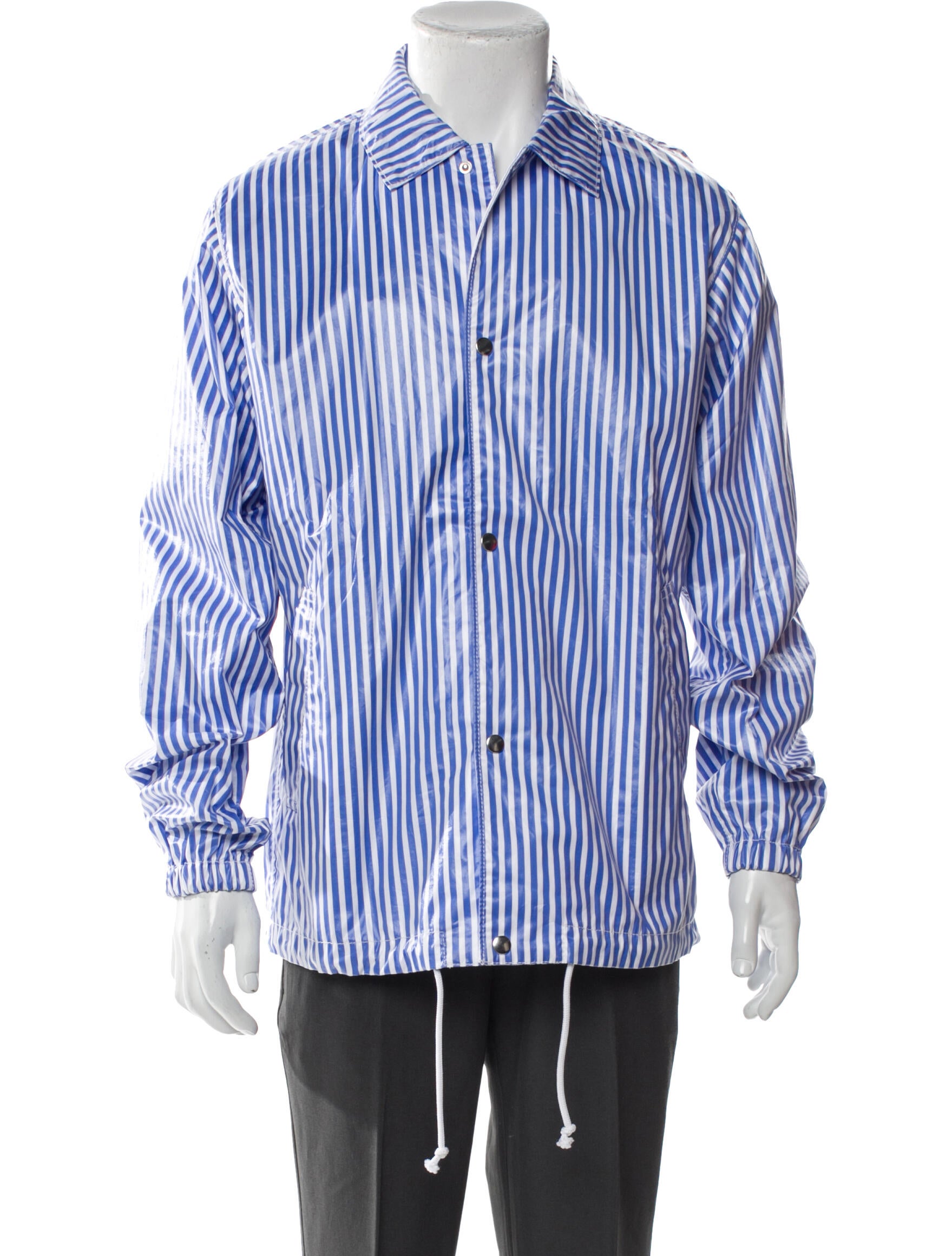 Comme des Garçons SHIRT Striped Windbreaker