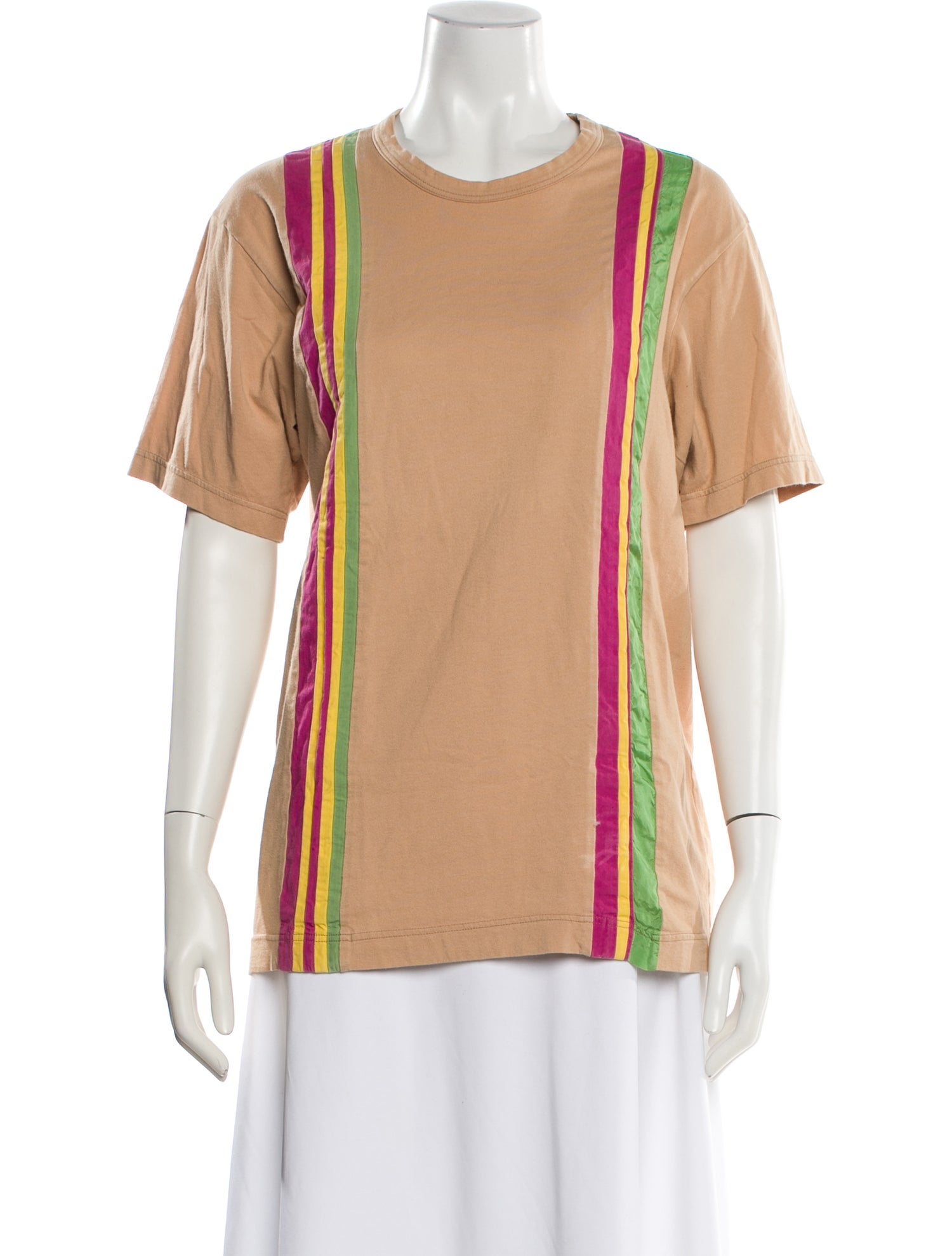 Comme des Garçons SHIRT Striped Crew Neck T-Shirt