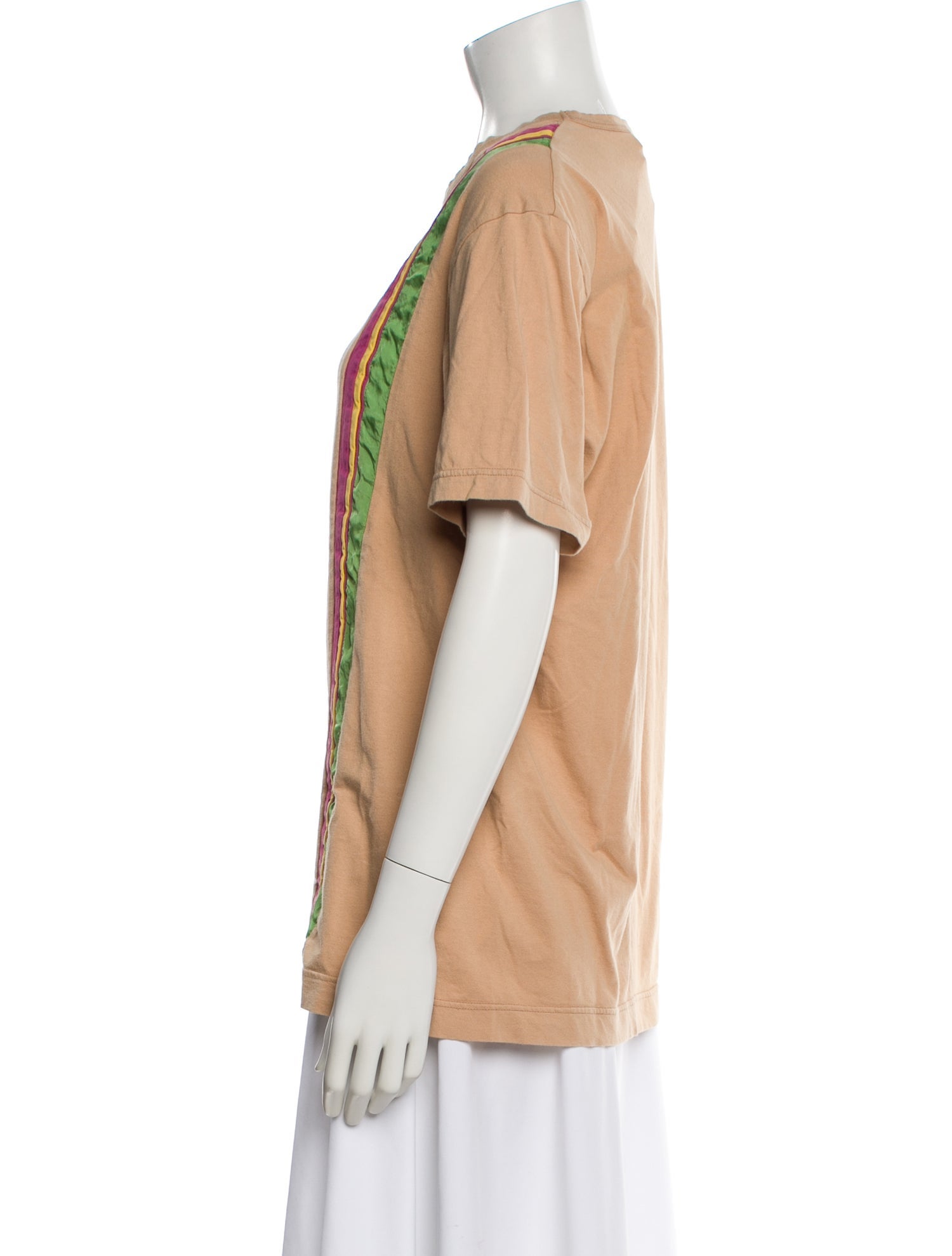 Comme des Garçons SHIRT Striped Crew Neck T-Shirt