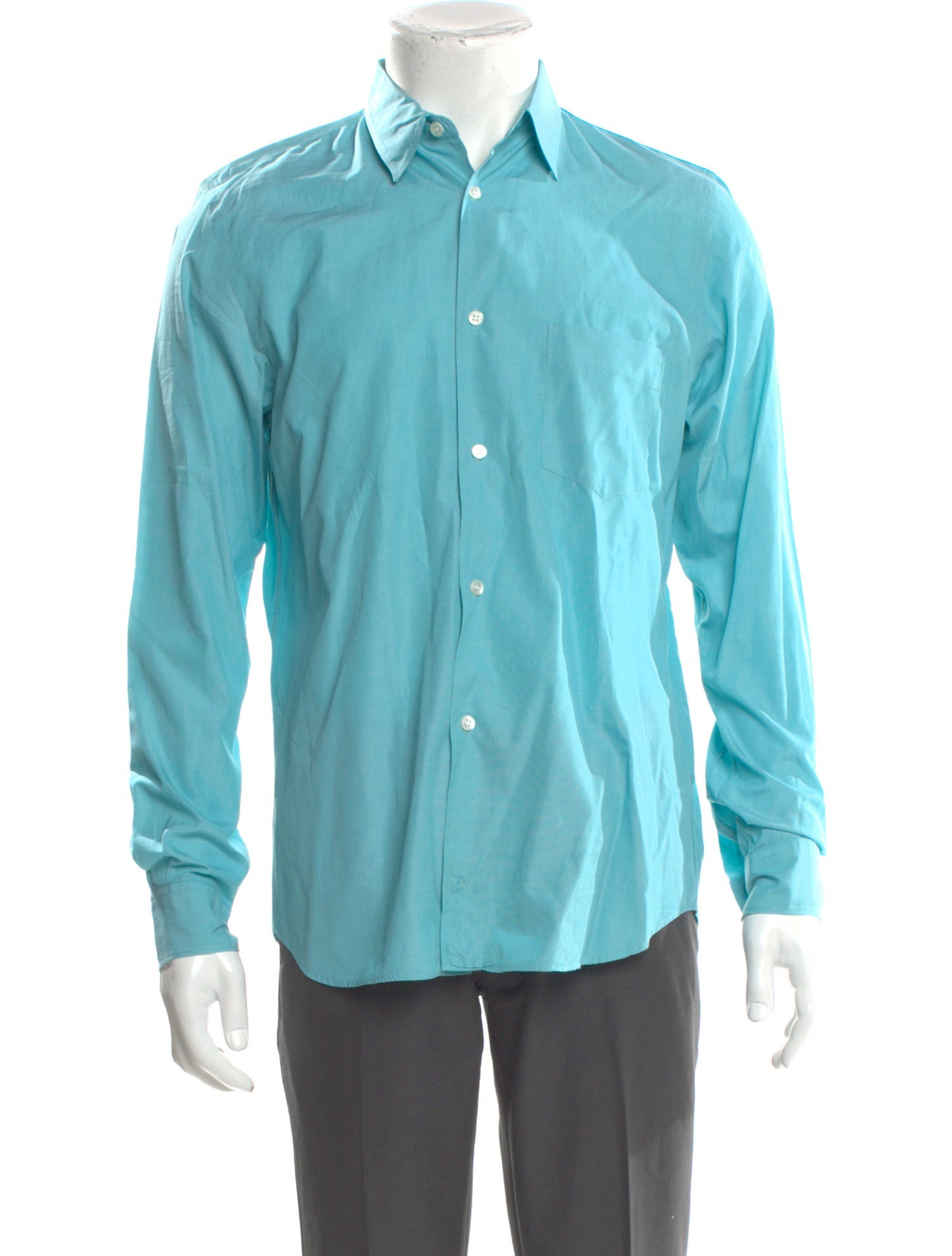Comme des Garçons SHIRT Striped Long Sleeve Dress Shirt