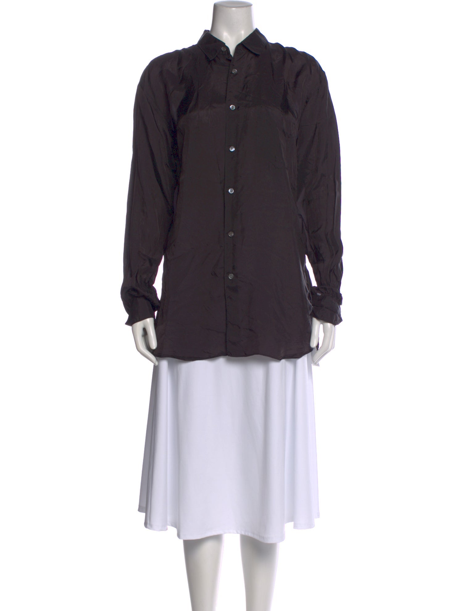 Comme des Garçons SHIRT Long Sleeve Button-Up Top