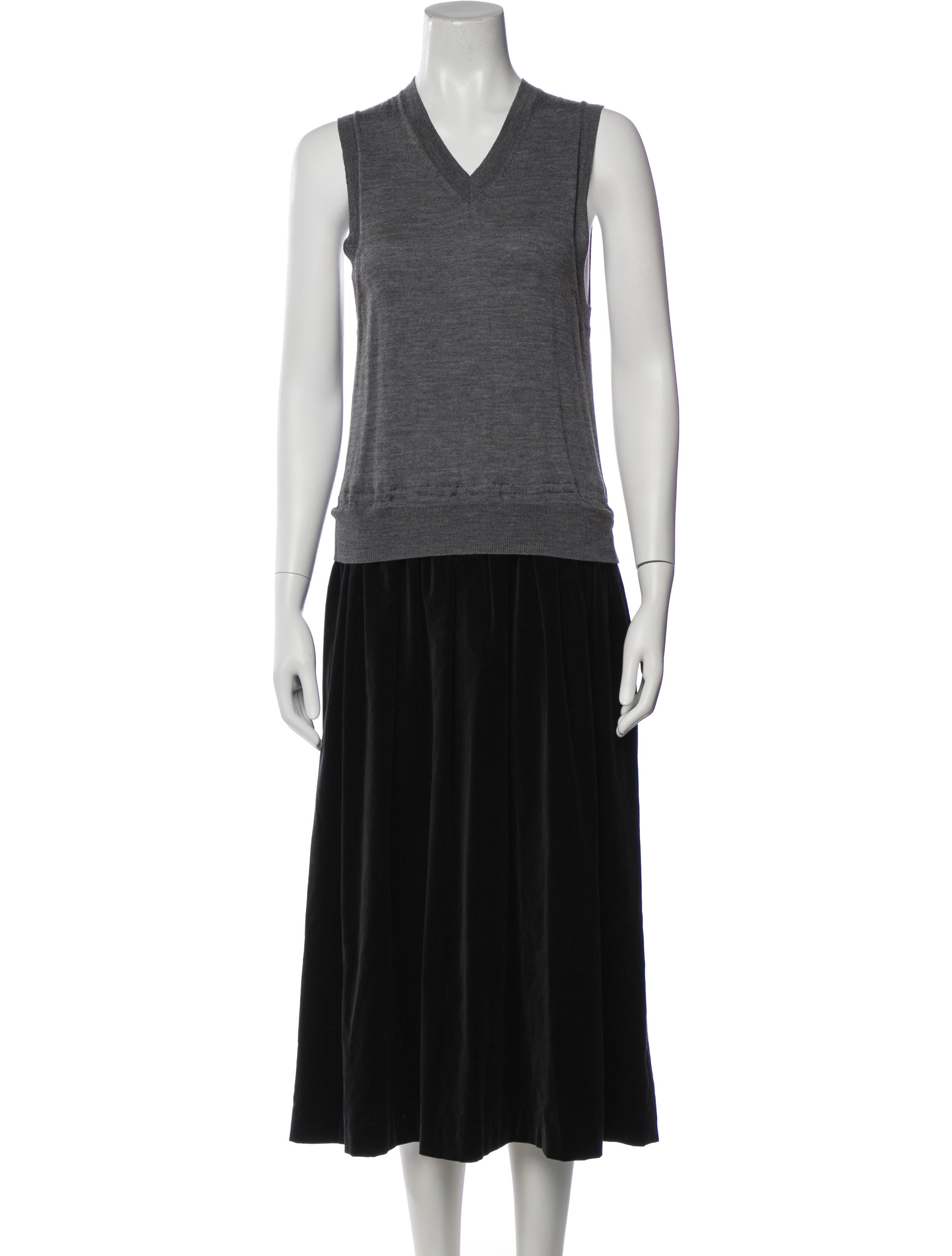 Comme des Garçons SHIRT Wool Long Dress
