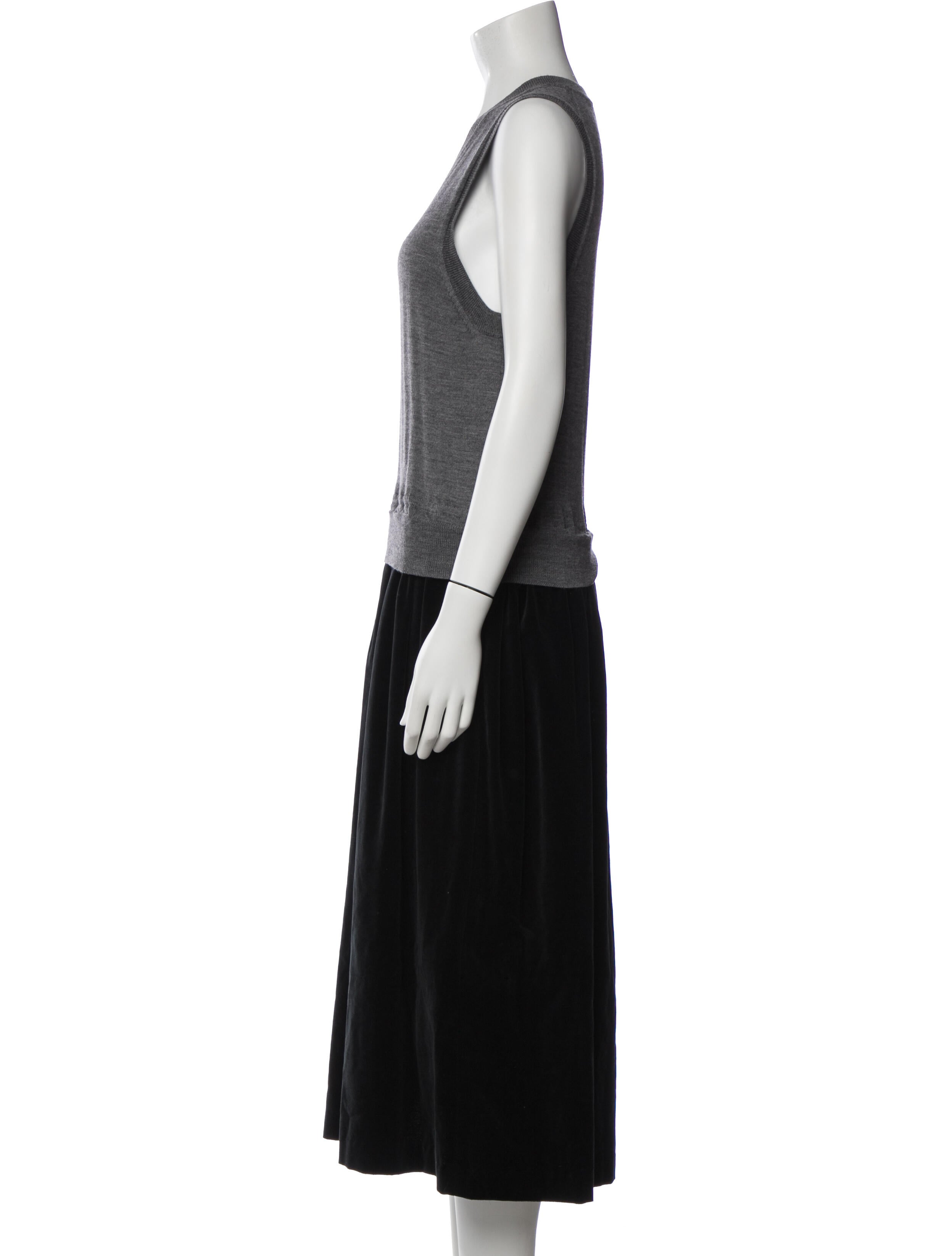 Comme des Garçons SHIRT Wool Long Dress