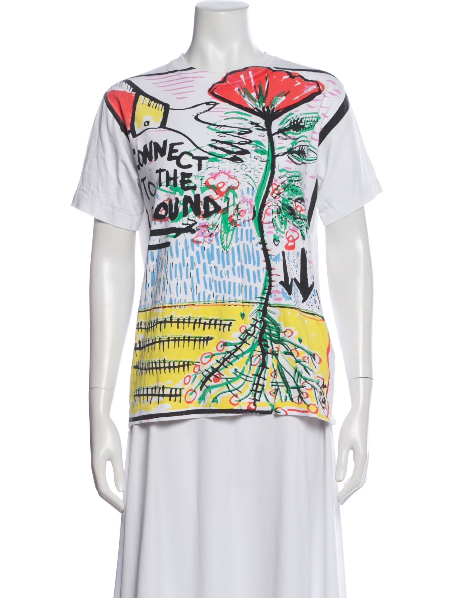Comme des Garçons SHIRT Graphic Print Crew Neck T-Shirt