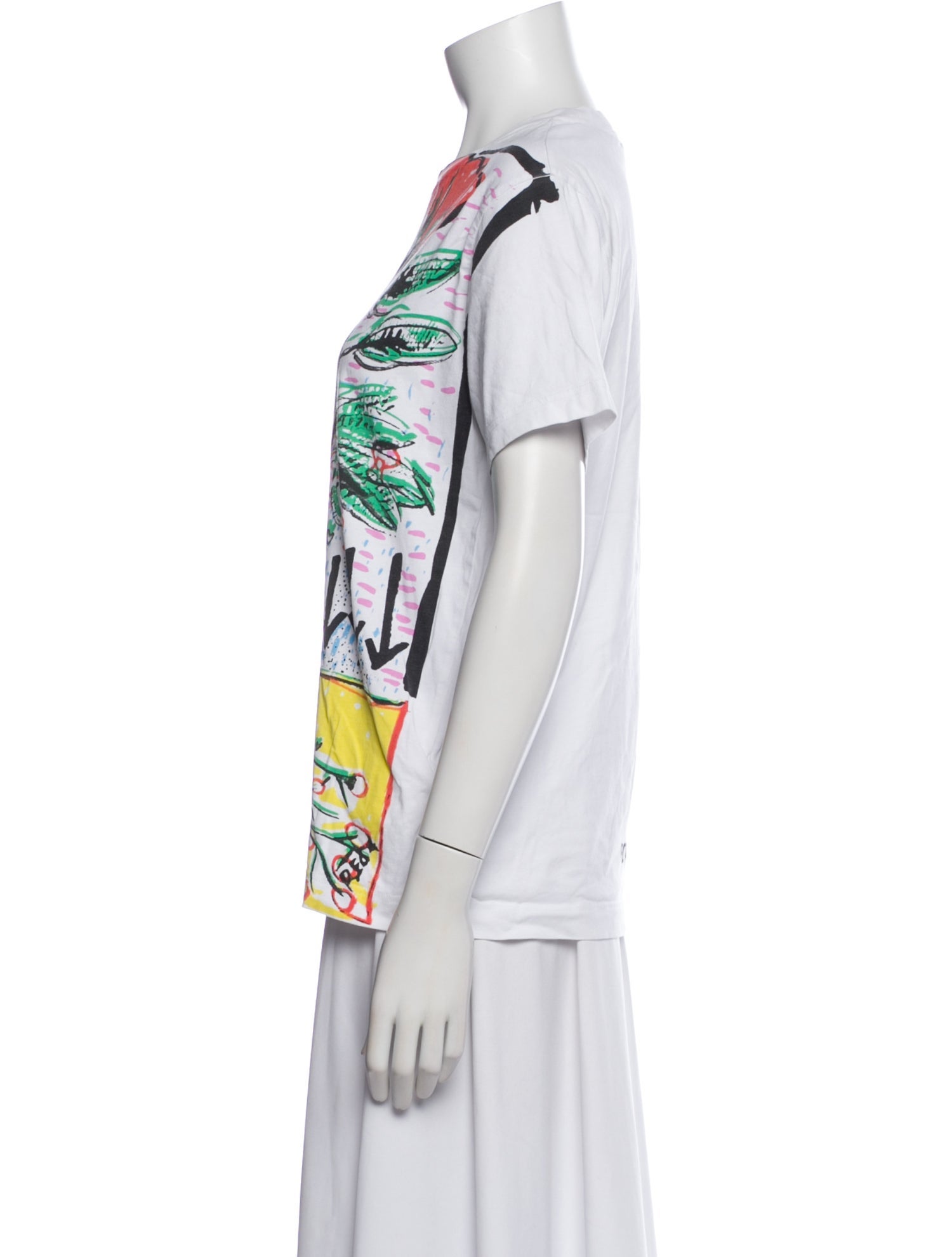 Comme des Garçons SHIRT Graphic Print Crew Neck T-Shirt