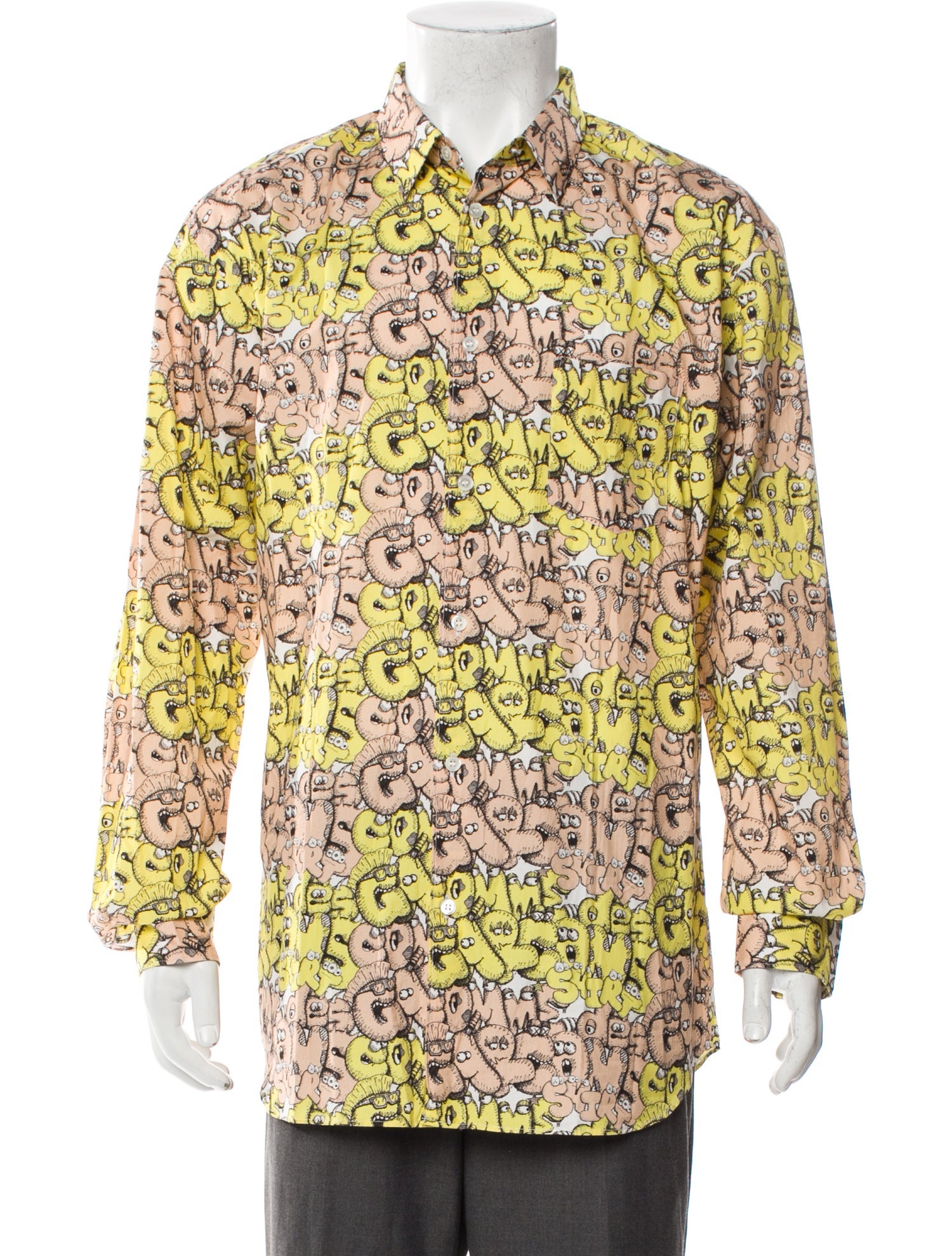 Comme des Garçons SHIRT Printed Long Sleeve Shirt