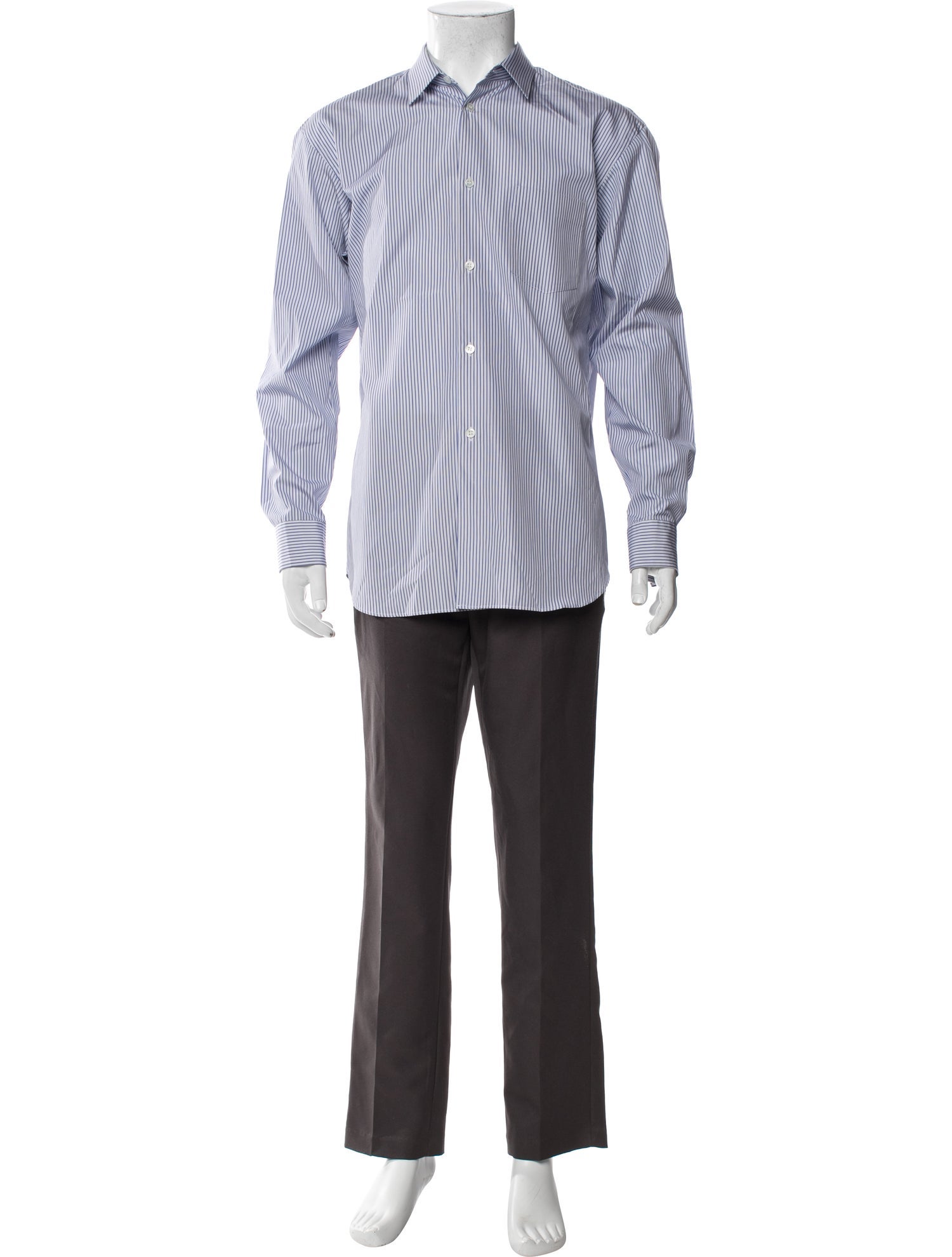 Comme des Garçons SHIRT Striped Long Sleeve Shirt