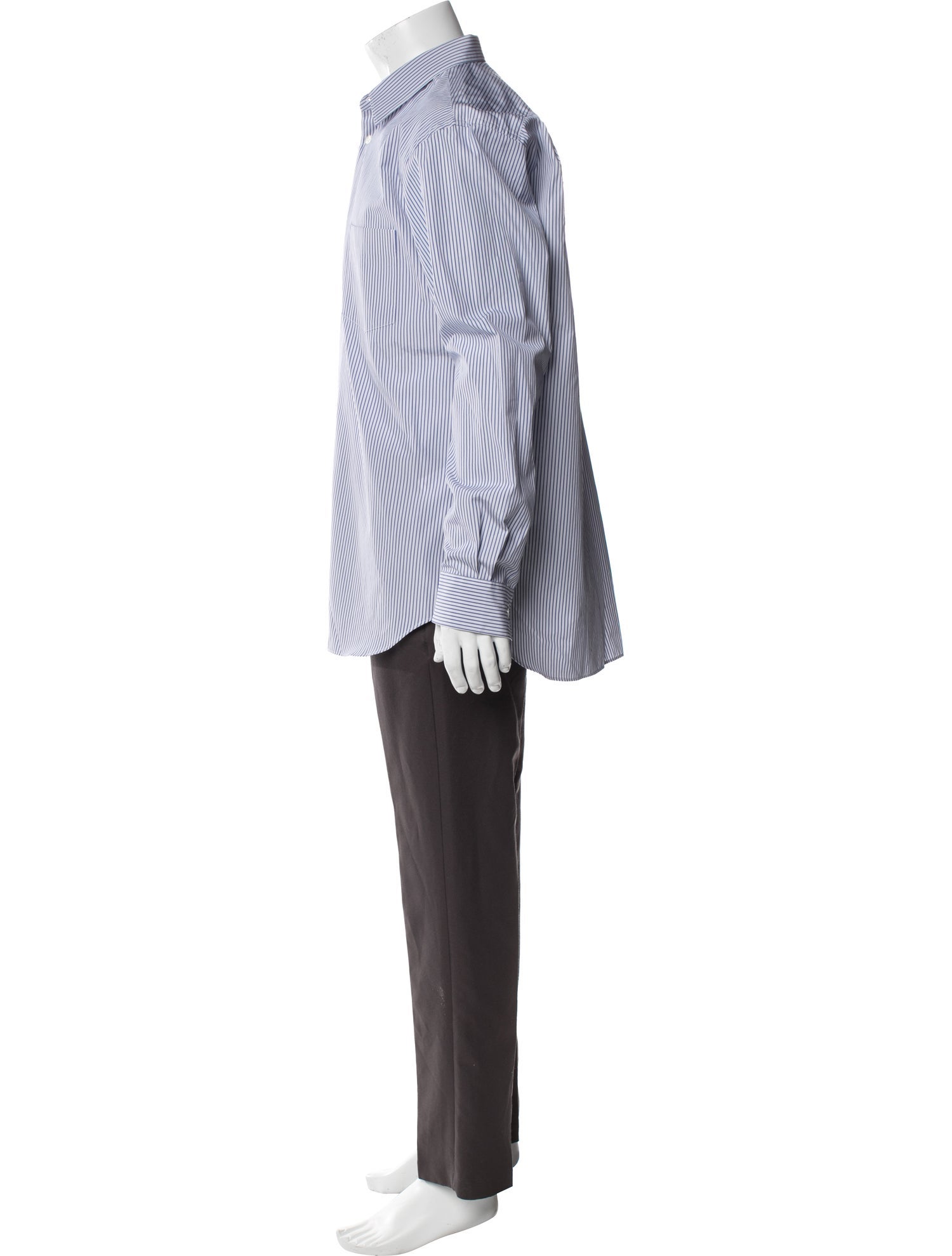 Comme des Garçons SHIRT Striped Long Sleeve Shirt