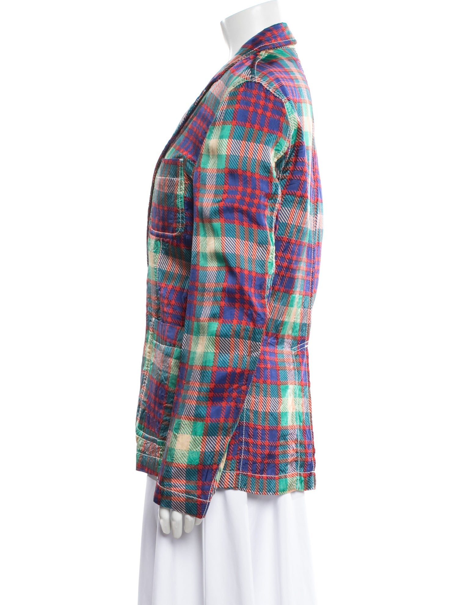 Comme des Garçons SHIRT Plaid Print Blazer w/ Tags