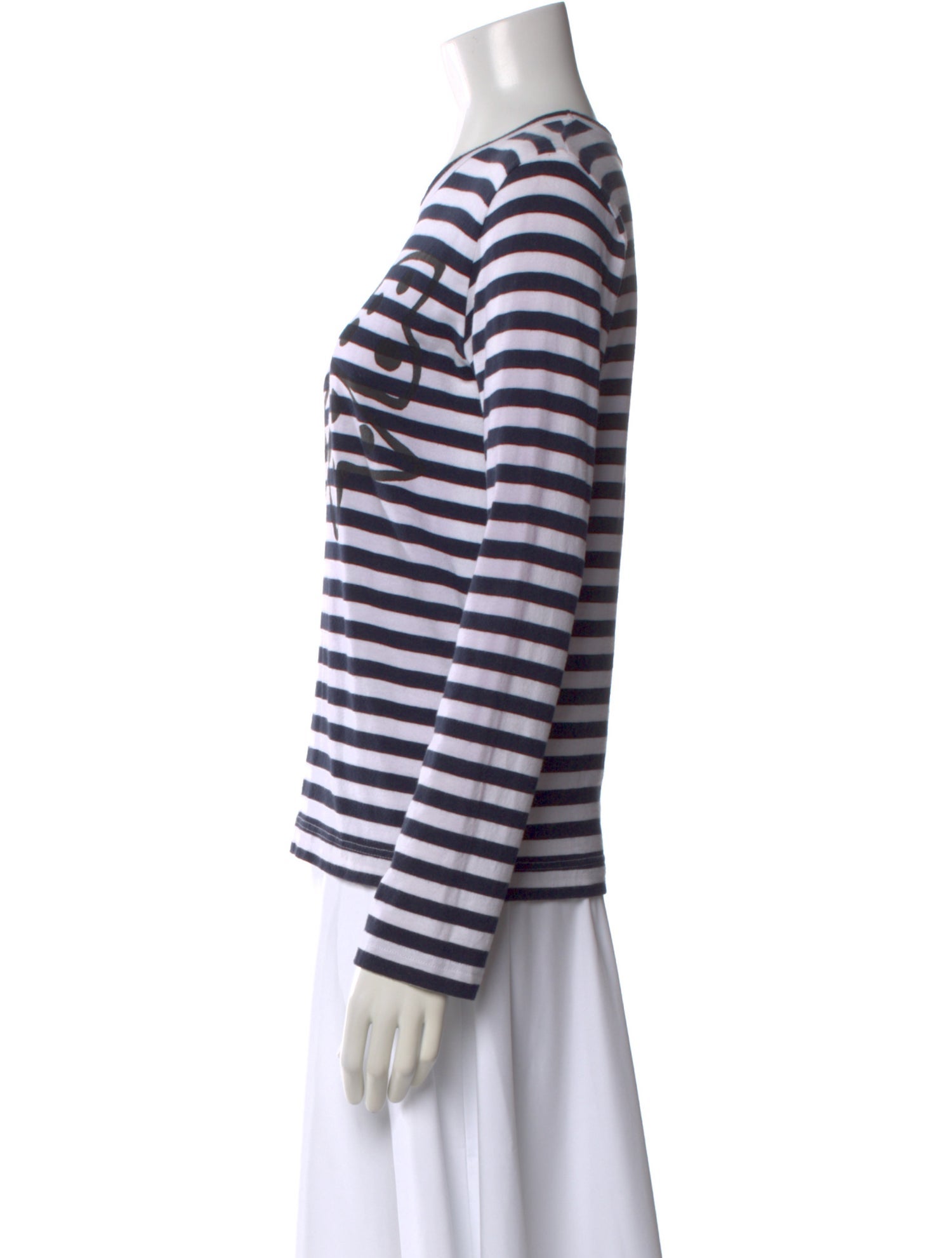 Comme des Garçons SHIRT Striped Crew Neck T-Shirt