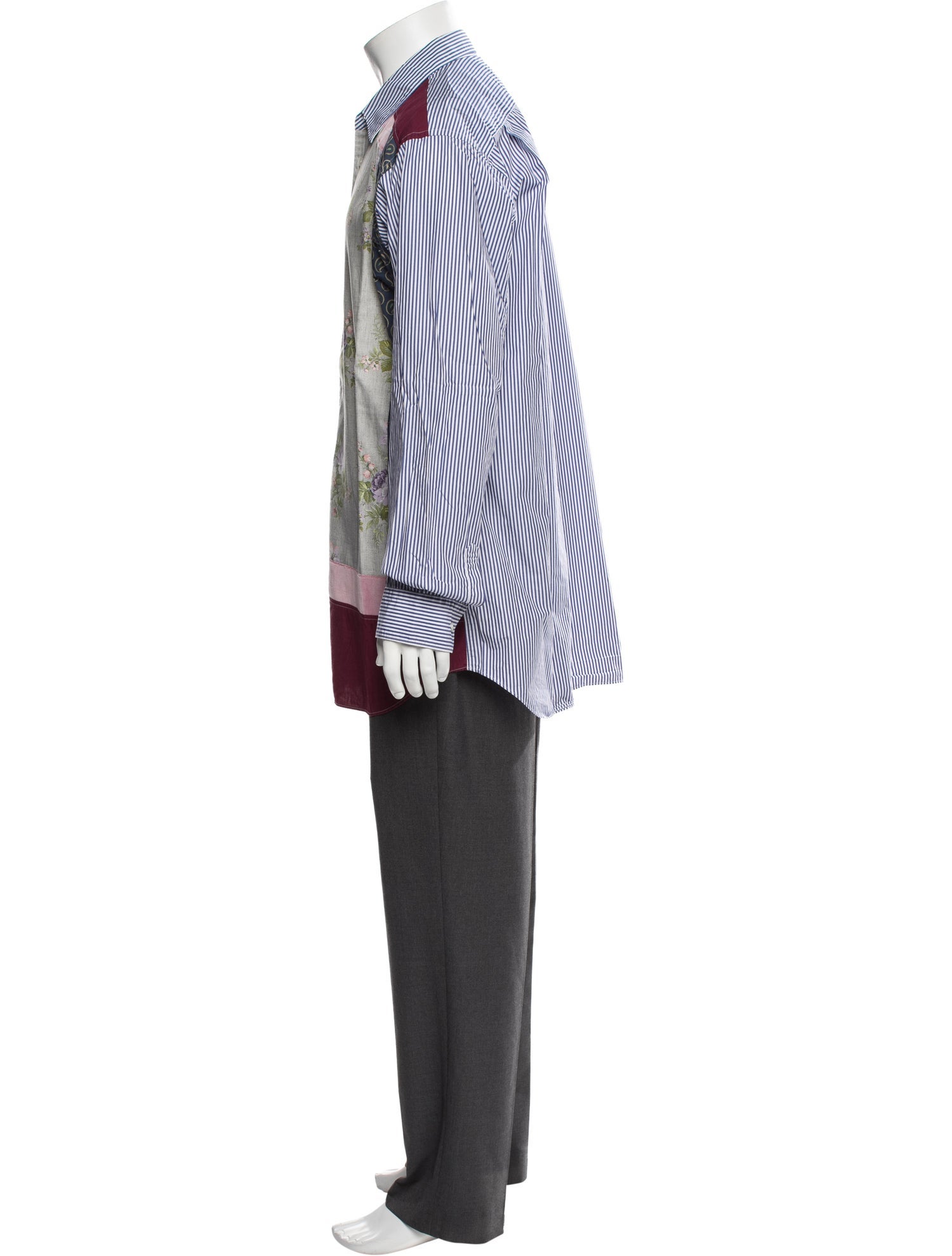 Comme des Garçons SHIRT Floral Print Long Sleeve Shirt