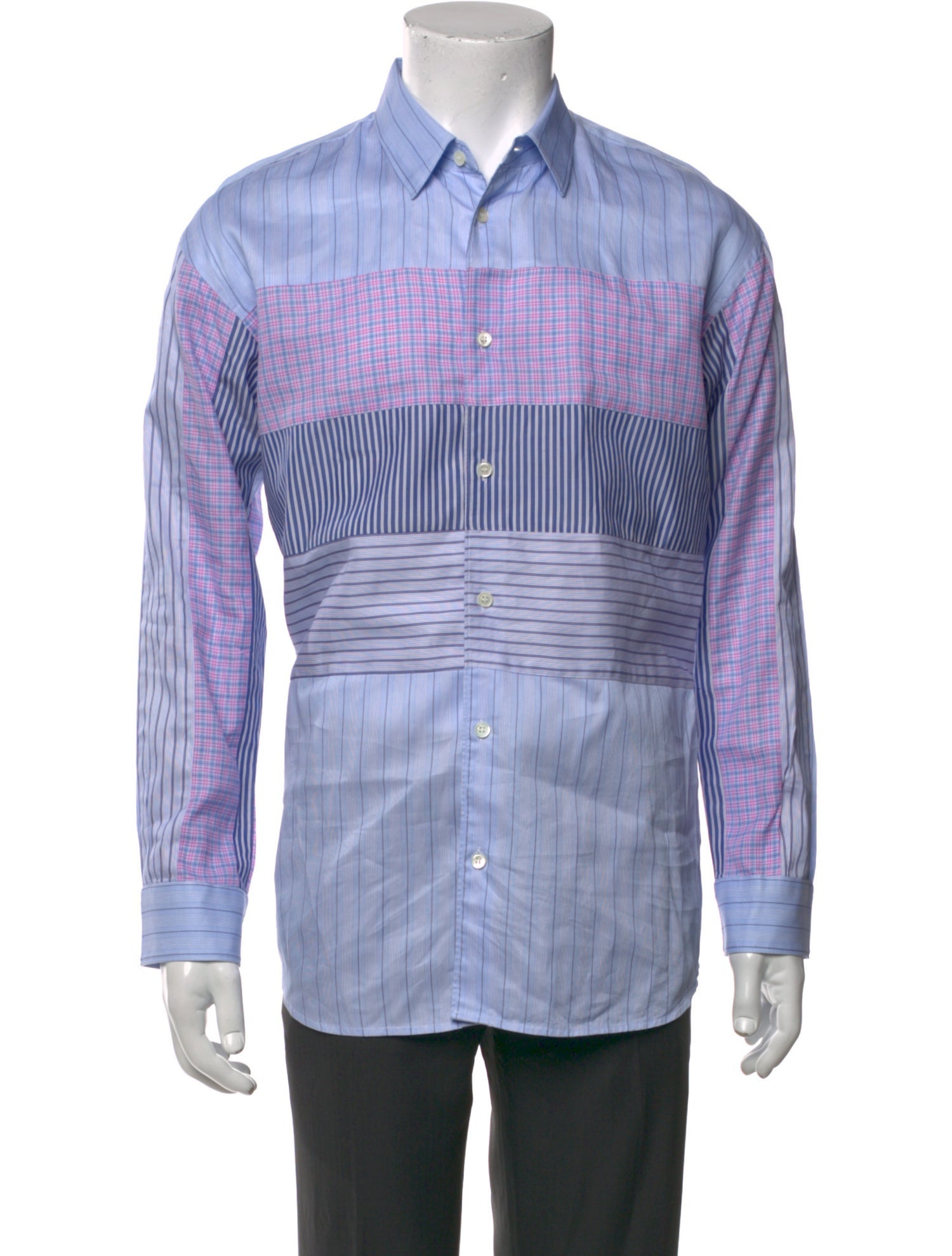 Comme des Garçons SHIRT Patterned Long Sleeve Shirt