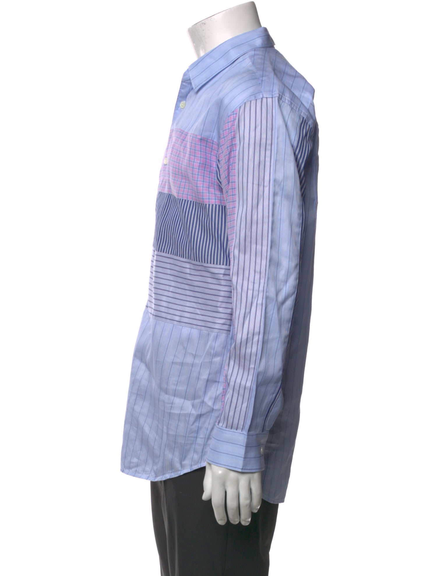 Comme des Garçons SHIRT Patterned Long Sleeve Shirt