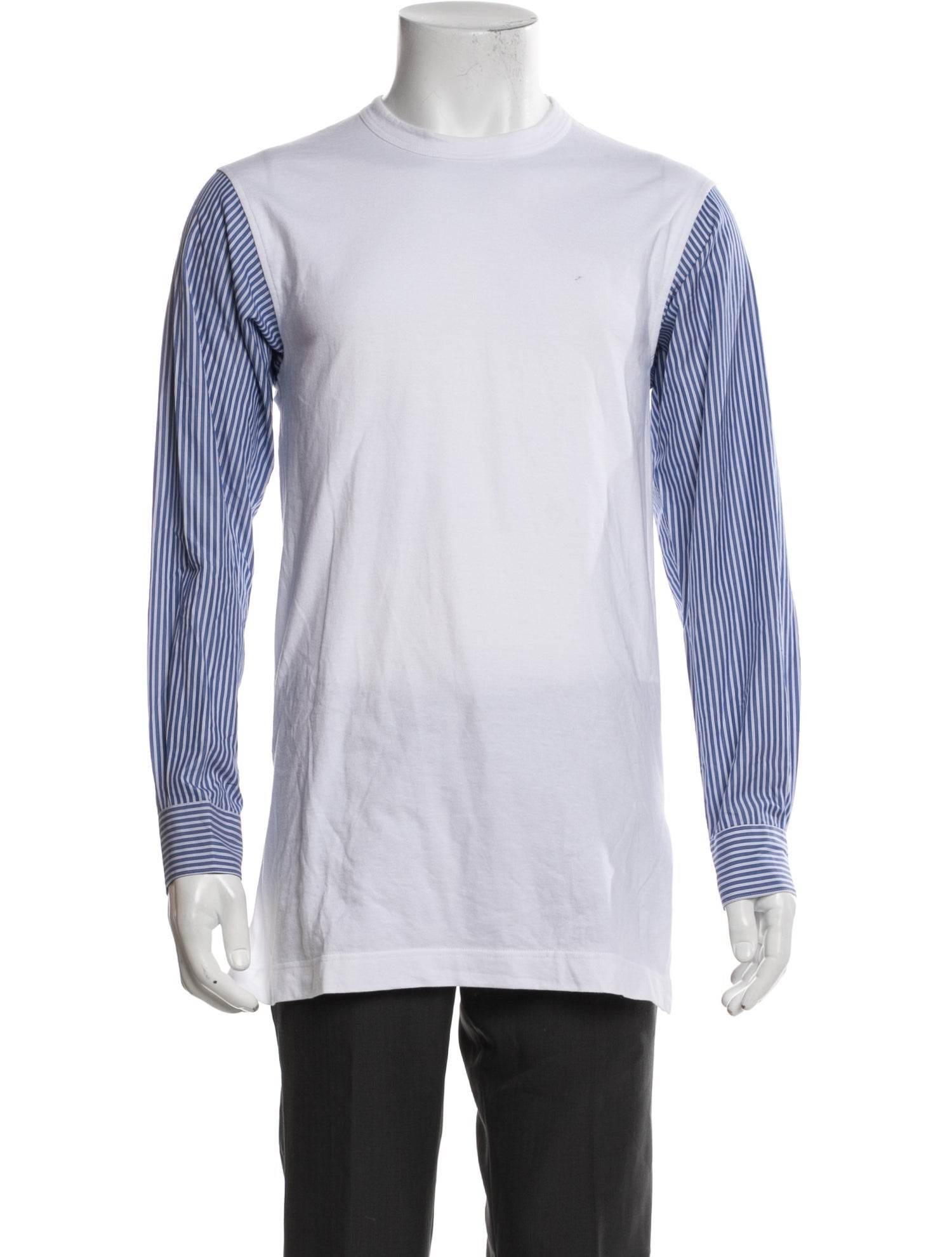 Comme des Garçons SHIRT Striped Crew Neck T-Shirt