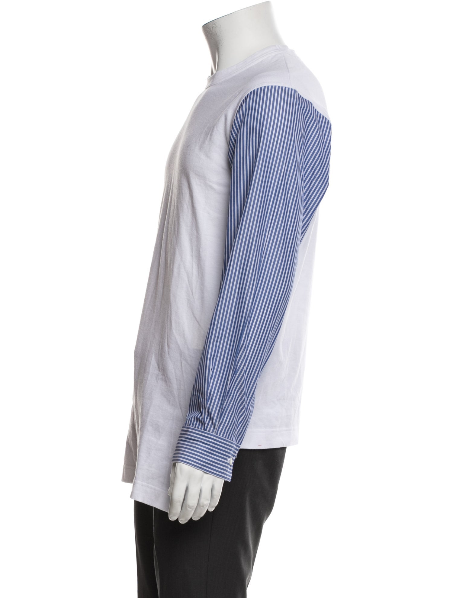 Comme des Garçons SHIRT Striped Crew Neck T-Shirt