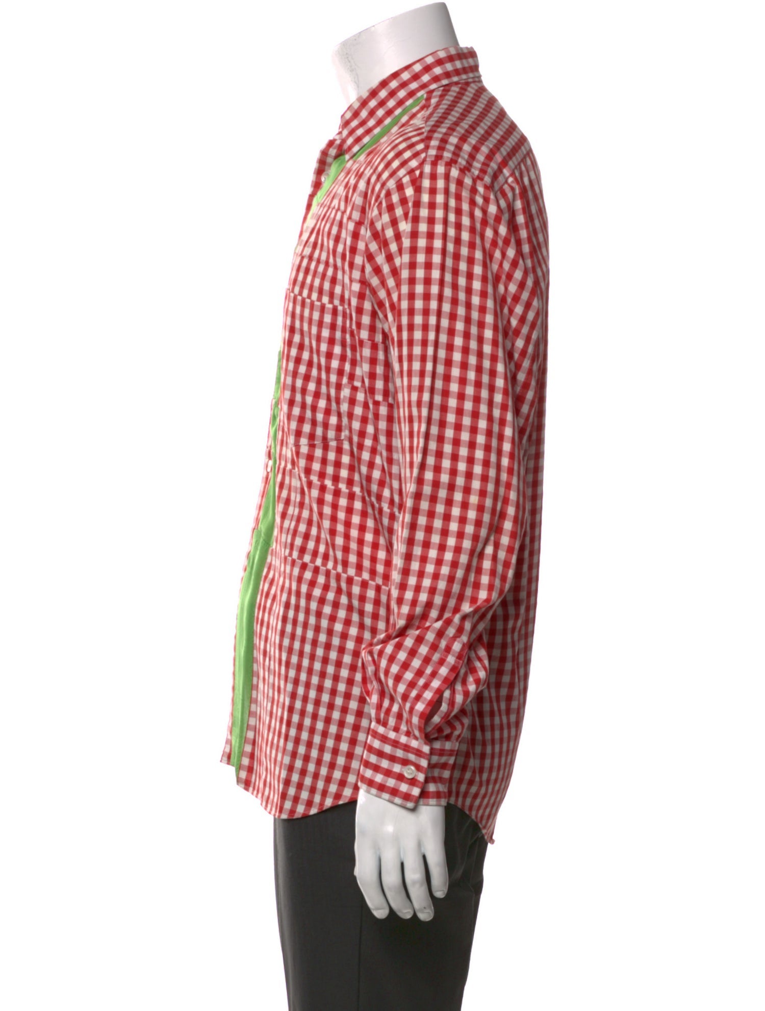 Comme des Garçons SHIRT Plaid Print Long Sleeve Shirt