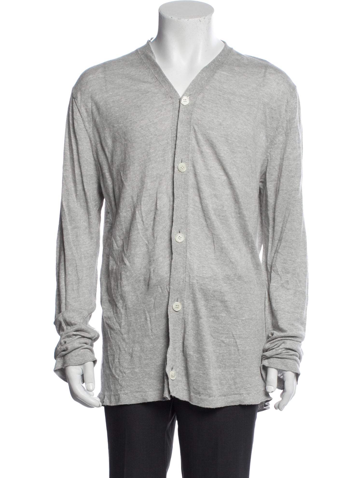 Comme des Garçons SHIRT Linen V-Neck Cardigan