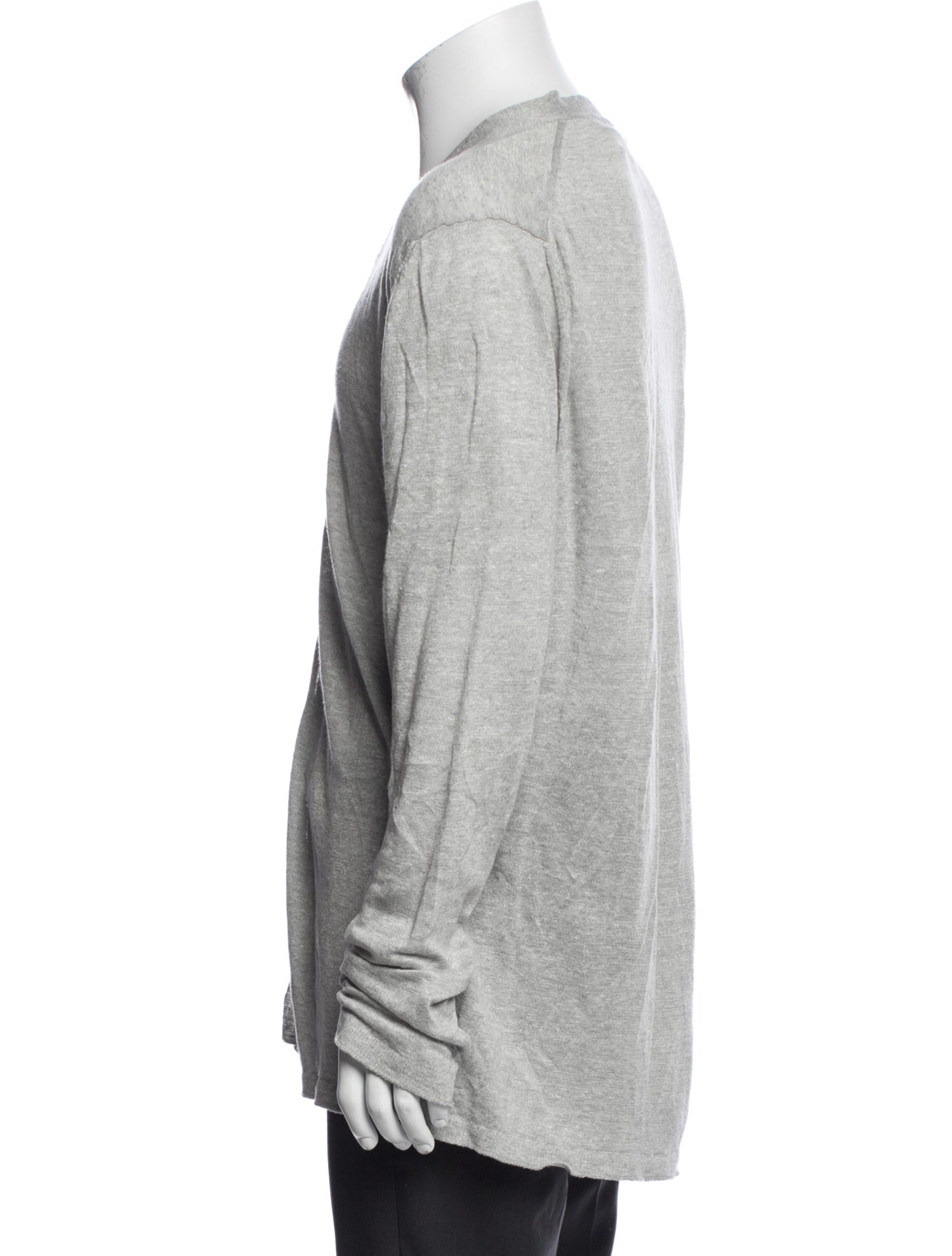 Comme des Garçons SHIRT Linen V-Neck Cardigan