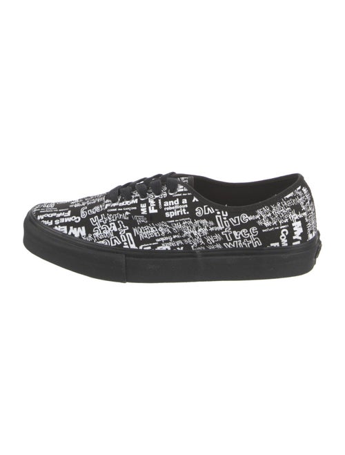 Comme des Garçons x Vans Canvas Printed Sneakers