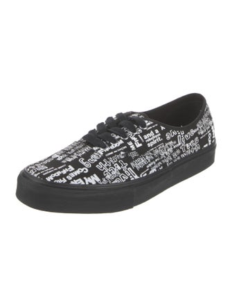 Comme des Garçons x Vans Canvas Printed Sneakers