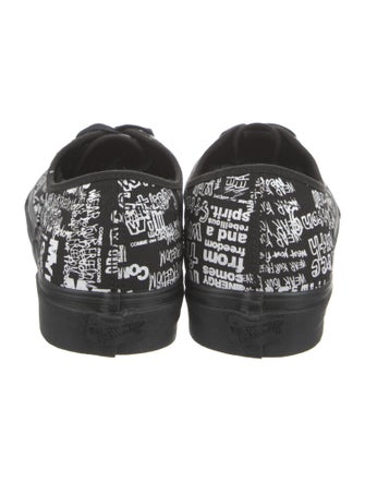 Comme des Garçons x Vans Canvas Printed Sneakers