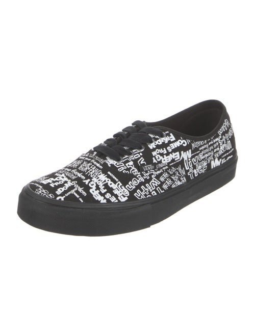 Comme des Garçons x Vans Canvas Printed Sneakers