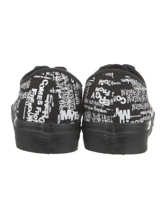 Comme des Garçons x Vans Canvas Printed Sneakers