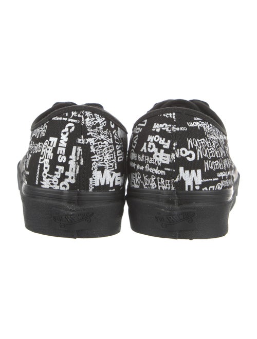 Comme des Garçons x Vans Canvas Printed Sneakers