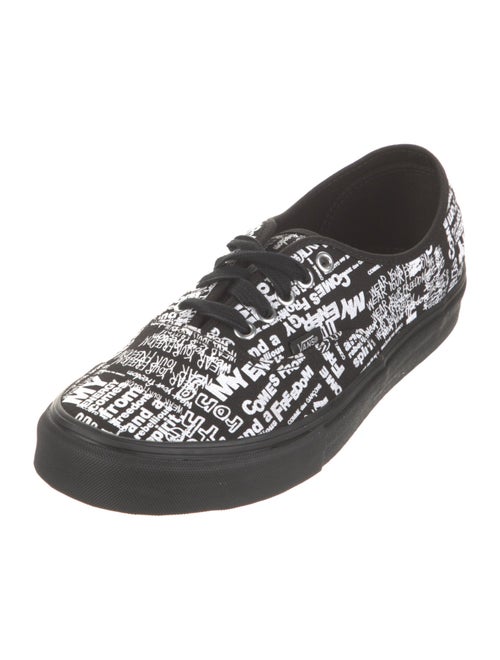 Comme des Garçons x Vans Canvas Printed Sneakers