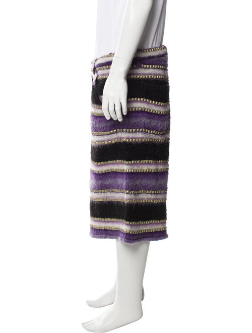 COÛT DE LA LIBERTÉ Striped Flat Front Shorts